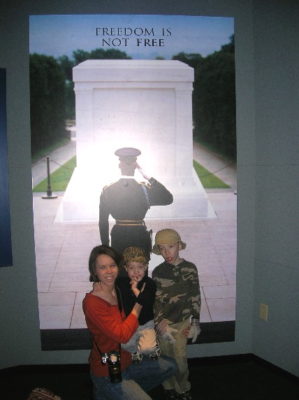 Jennifer Michaels and her two sons, Will and David.