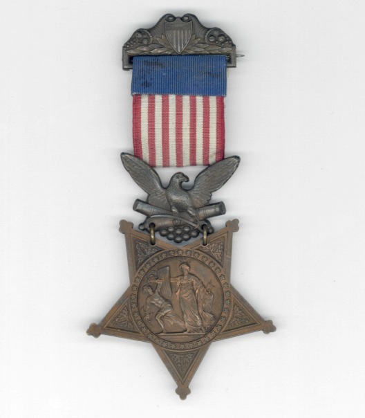 Emmons,GeorgeW_1863MOH-medal-frnt copy 1863 medal of George Emmons.