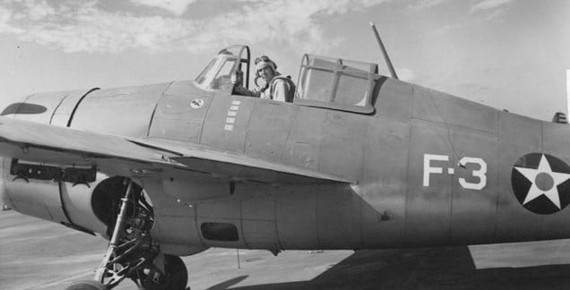 f4f3bo Lt. Butch O'Hare in his VF-3 F-4F-3A Wildcat.