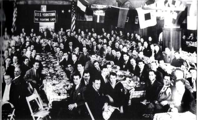 The first Yorktown Association meeting on 15 April 1948 in New York City.