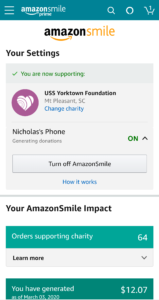 Amazon Smile Mobile Activation