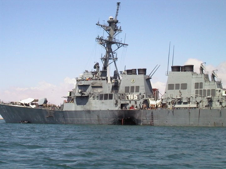 Image result for uss cole bombed in yemen