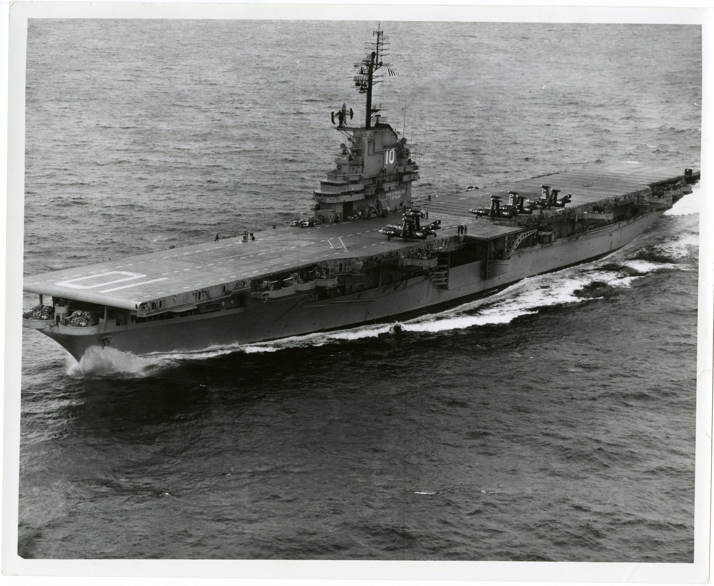 USS Yorktown (CVA-10) at Sea | Patriots Point Naval & Maritime Museum