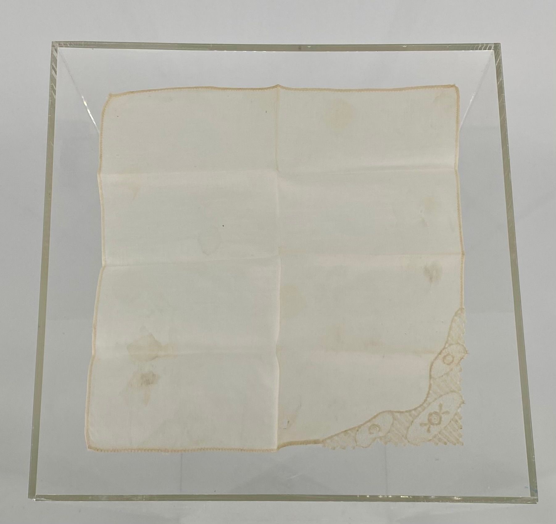 Primary Image of Handkerchief Gifted to Charles Bonness