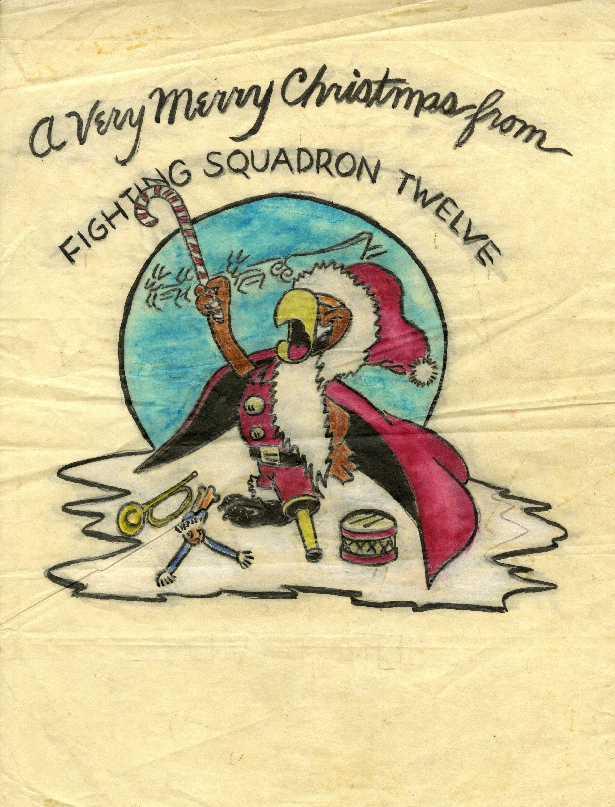 Primary Image of Fighting Squadron Twelve (VF-12) Christmas Insignia