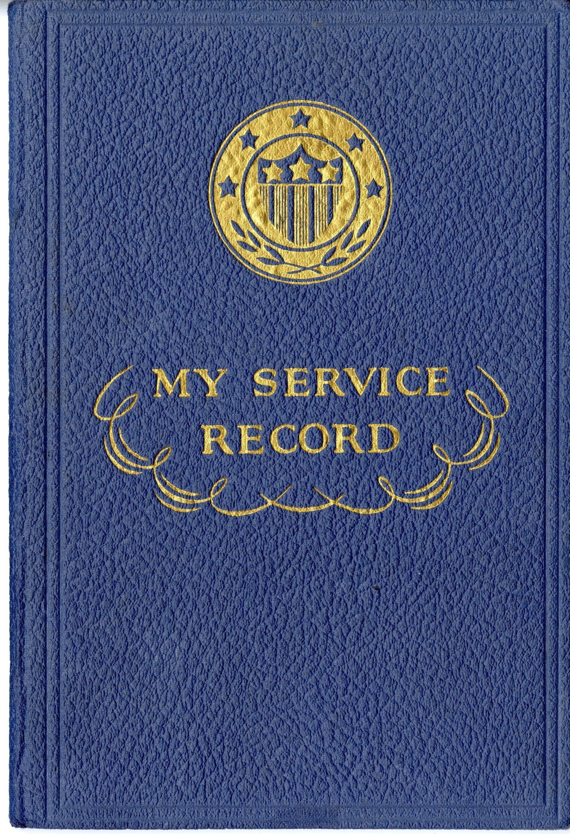 Primary Image of Service Record Book