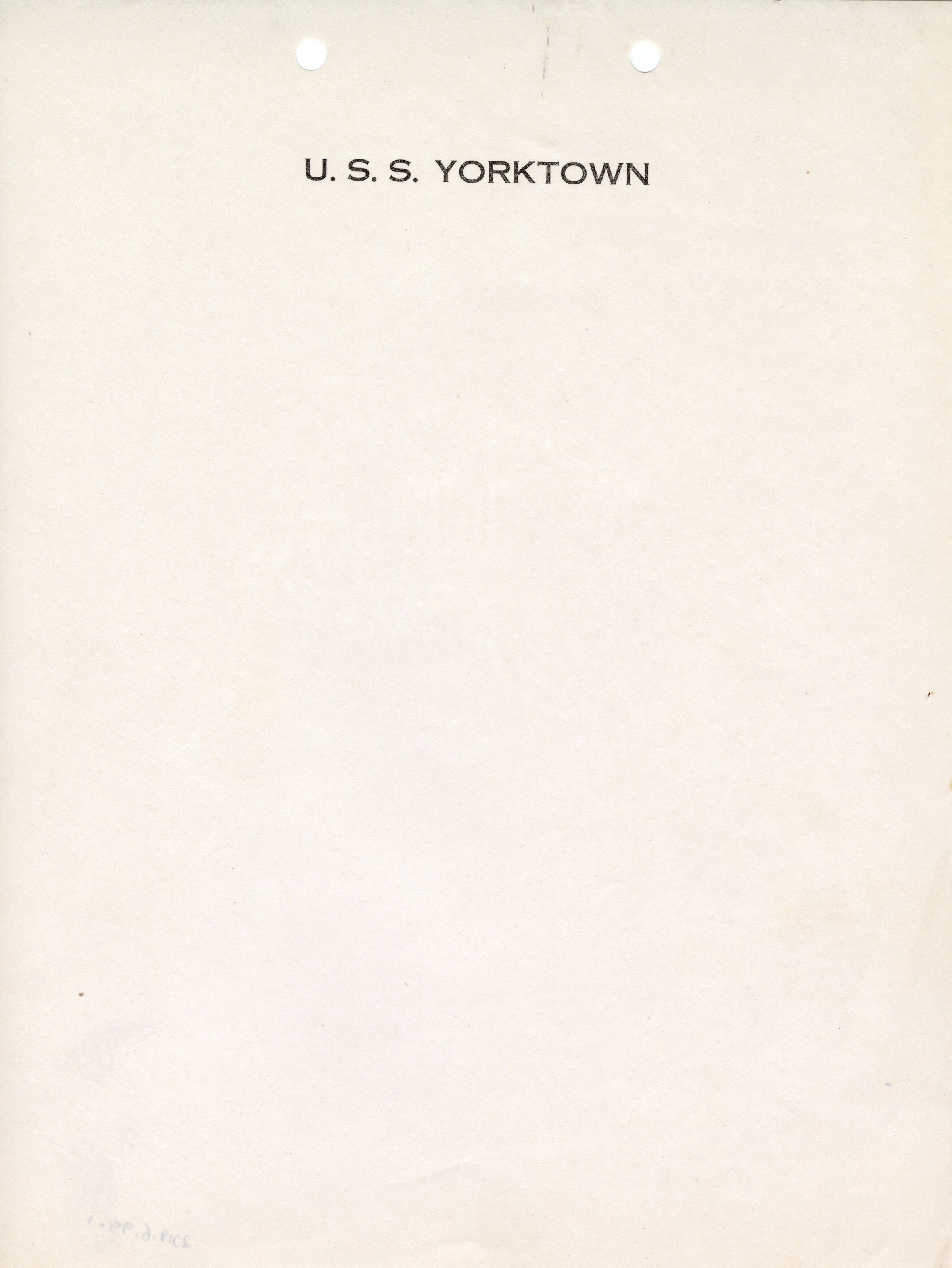 Primary Image of After Action Report for the USS Yorktown (CV-10) from January 28, 1944 to January 31, 1944