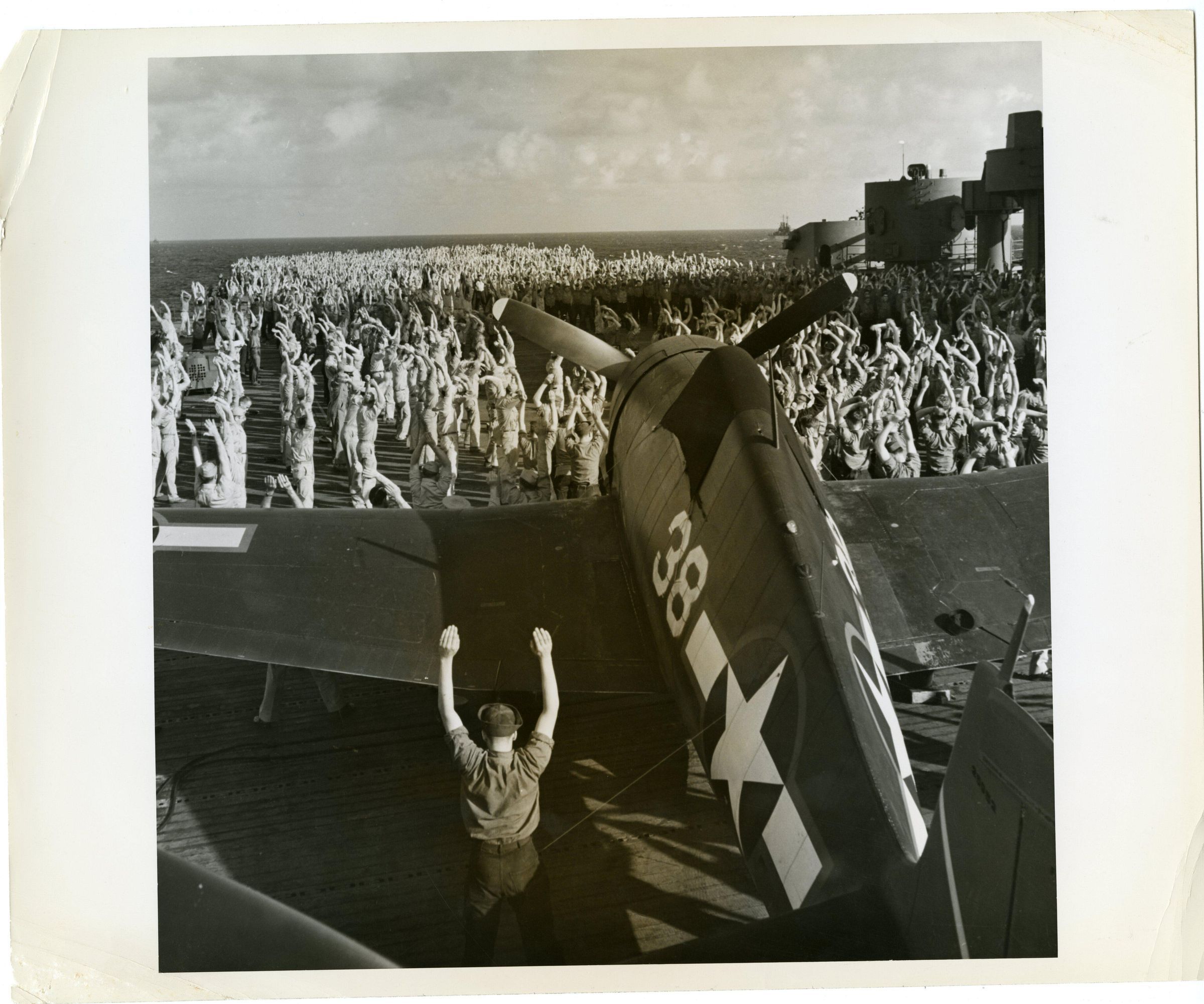 Morning Exercise on the Flight Deck | Patriots Point Naval