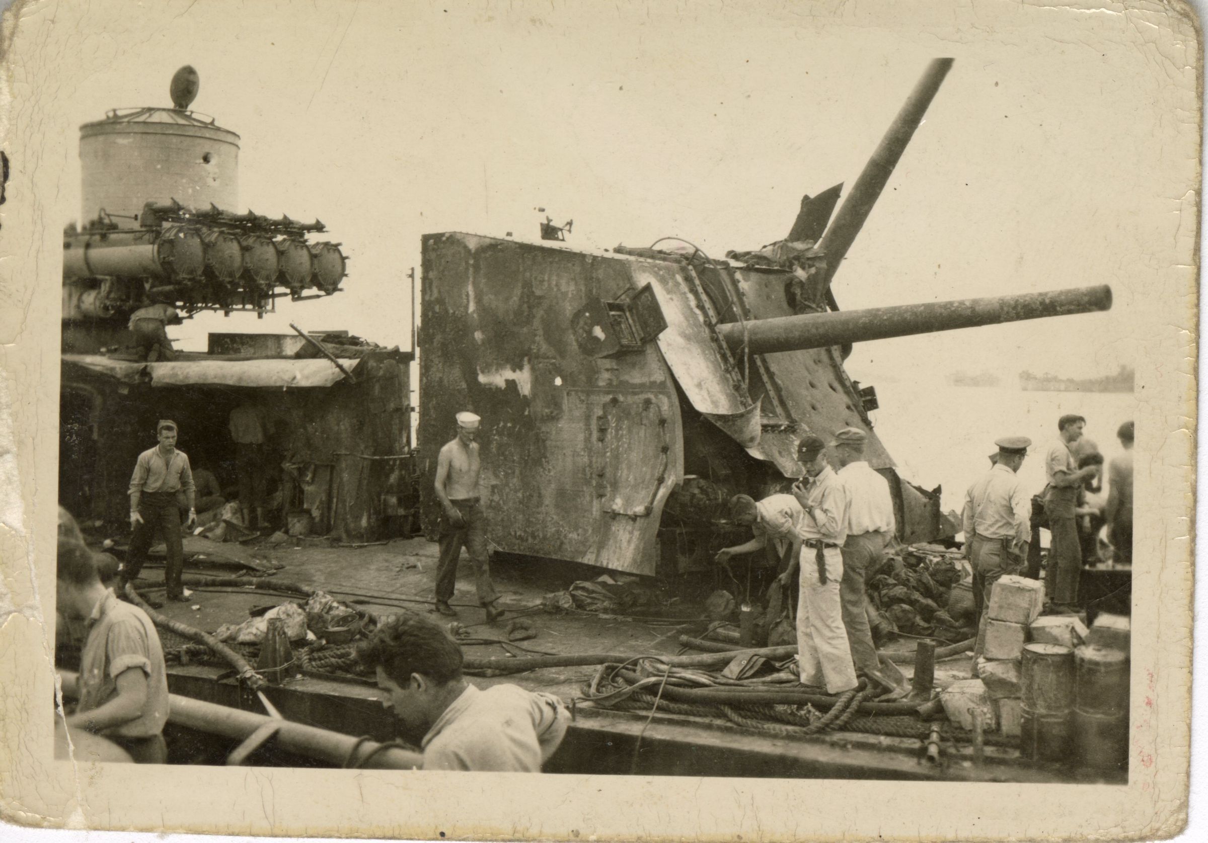 Primary Image of Gun Mount 53 from the Portside View