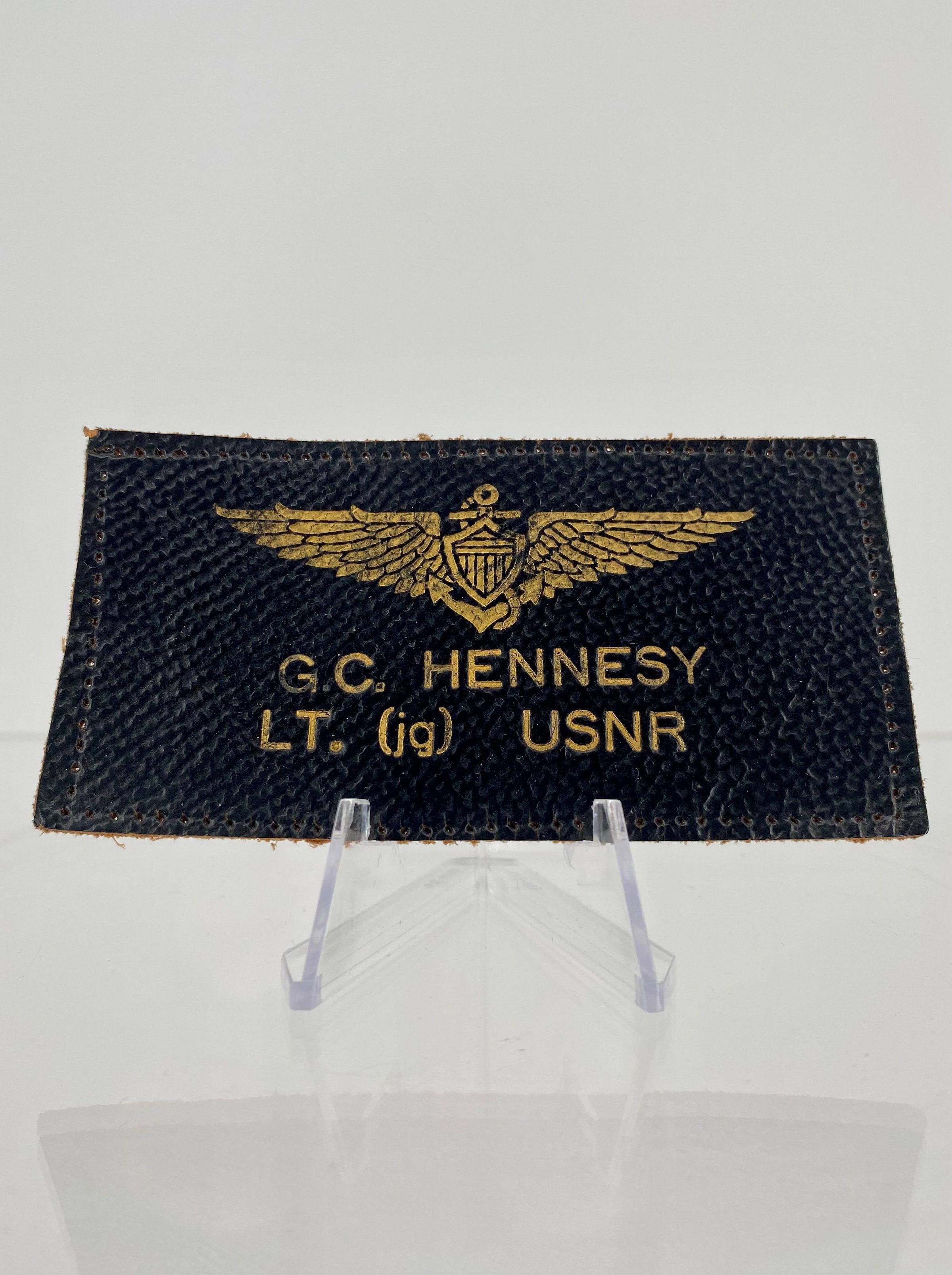 Flight Jacket Patch of Gerald Hennesy | Patriots Point Naval