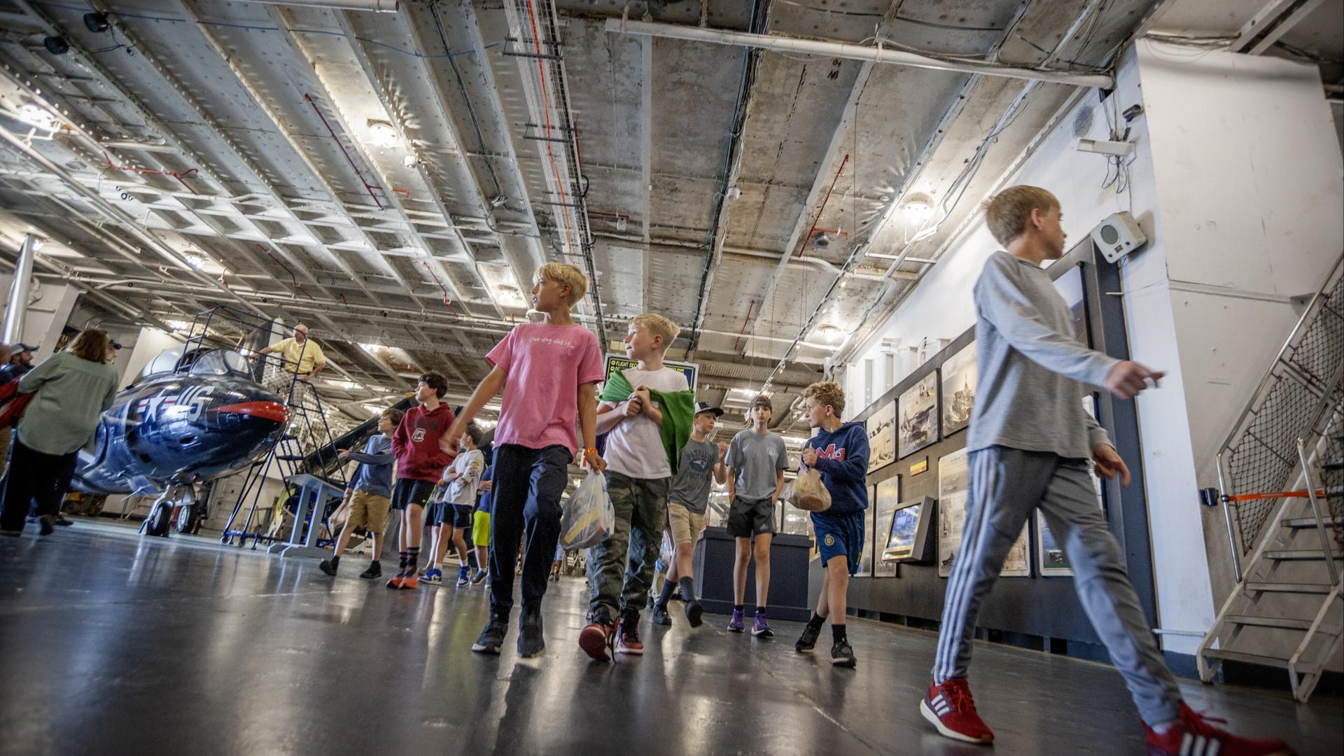 Children onboard for education programs