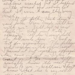 Alternative Image of Letter from Charles Bonness to His Sister, November 9, 1941