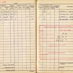 Alternative Image of Aviators Flight Log Book (1948-1957) of James H. Flatley, Jr.