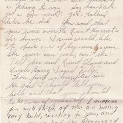 Alternative Image of Letter from Charles Bonness to His Sister, April, 1942
