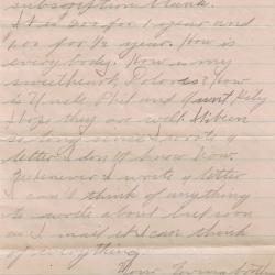 Alternative Image of Letter from Charles Bonness to His Sister, March 10, 1938