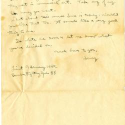 Alternative Image of Letter from Lt. Gerald Hennesy to His Sister Dated June 29, 1945