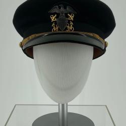 Primary Image of Navy Officer Dress Blue Cap of Calvin Price