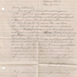 Primary Image of Letter from Charles Bonness to His Sister, December 14, 1937