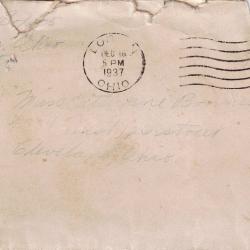 Alternative Image of Letter from Charles Bonness to His Sister, December 14, 1937