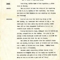 Primary Image of KJR Radio Script of the USS Laffey Repairs