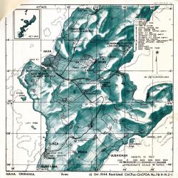 Map Booklet Detailing the Island of Okinawa and the Surrounding