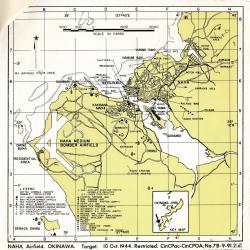 Map Booklet Detailing the Island of Okinawa and the Surrounding