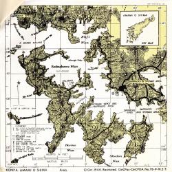Map Booklet Detailing the Island of Okinawa and the Surrounding