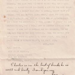 Primary Image of Letter from Charles Bonness to His Sister, February 24, 1942