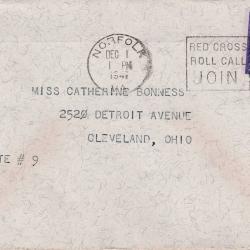 Alternative Image of Letter from Charles Bonness to His Sister, November 30, 1941