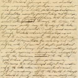 Alternative Image of Letter From Elisha "Smokey" Stover to his Brother Benjamin Dated November 9, 1941