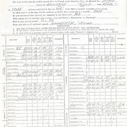 Alternative Image of College Academic Record of Elisha "Smokey" Stover