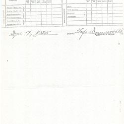 Alternative Image of College Academic Record of Elisha "Smokey" Stover