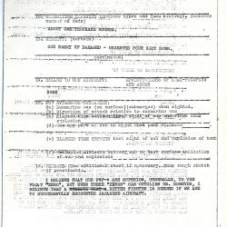 Alternative Image of Navy Action Report of Combat Action of Elisha "Smokey" Stover