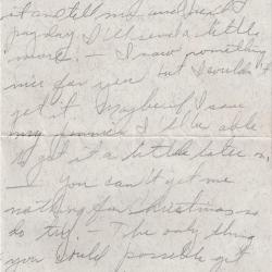 Alternative Image of Letter from Charles Bonness to His Sister, December 7, 1941