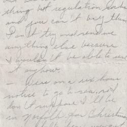 Alternative Image of Letter from Charles Bonness to His Sister, December 7, 1941