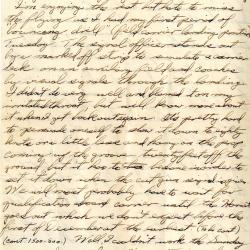 Alternative Image of Letter From Elisha "Smokey" Stover to his Brother Benjamin Dated November 9, 1941