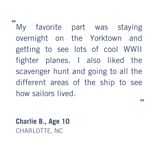 Testimonial from an Operation Overnight camper.