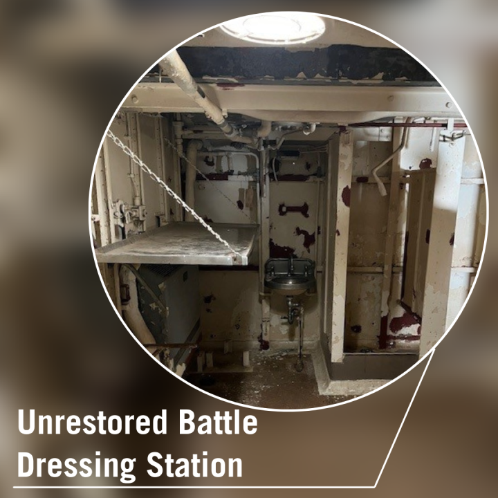 View of the Battle Dressing Station on the VIP Tour.