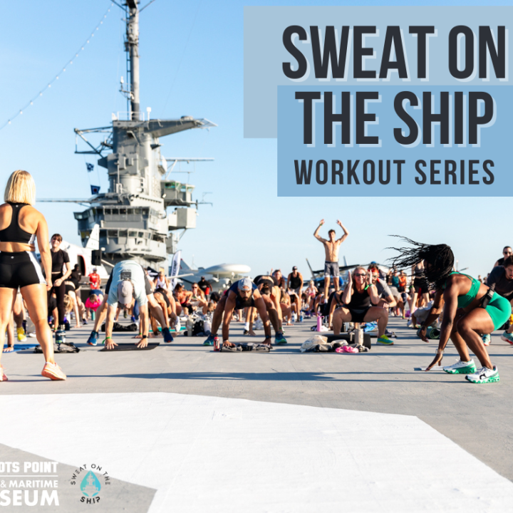 Sweat on the Ship event photo.