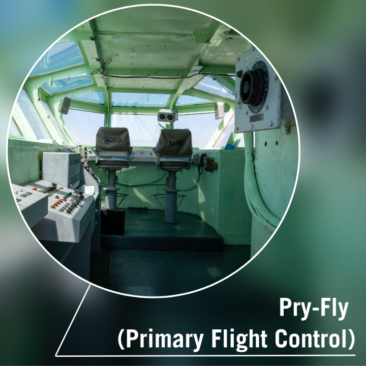 View of the Pry Fly on the VIP Tour.