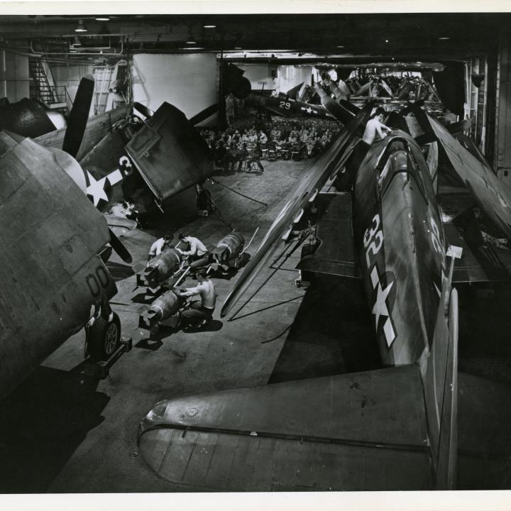 Primary Image of Work and Play in the Hangar Bay