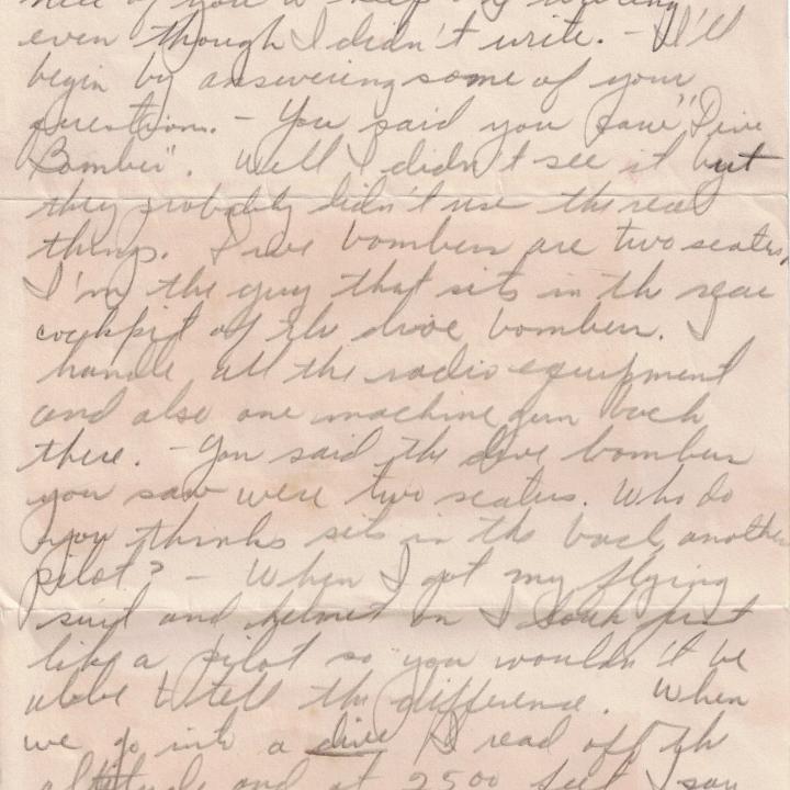 Primary Image of Letter from Charles Bonness to His Sister, November 9, 1941