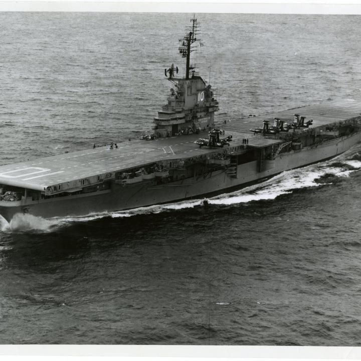 Primary Image of USS Yorktown (CVA-10) at Sea