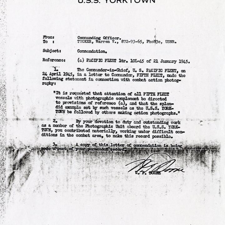 Primary Image of Copy of Commendation