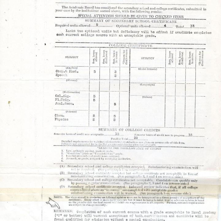 Primary Image of Elisha "Smokey" Stover's 1936 Certificate Action Slip