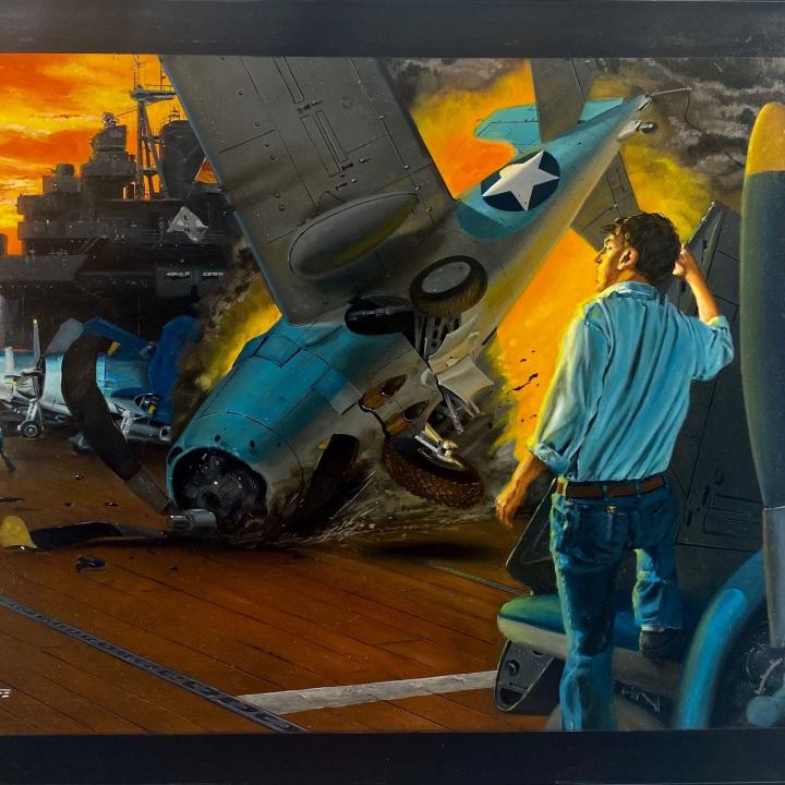 Primary Image of “Terror After Sundown” Painting