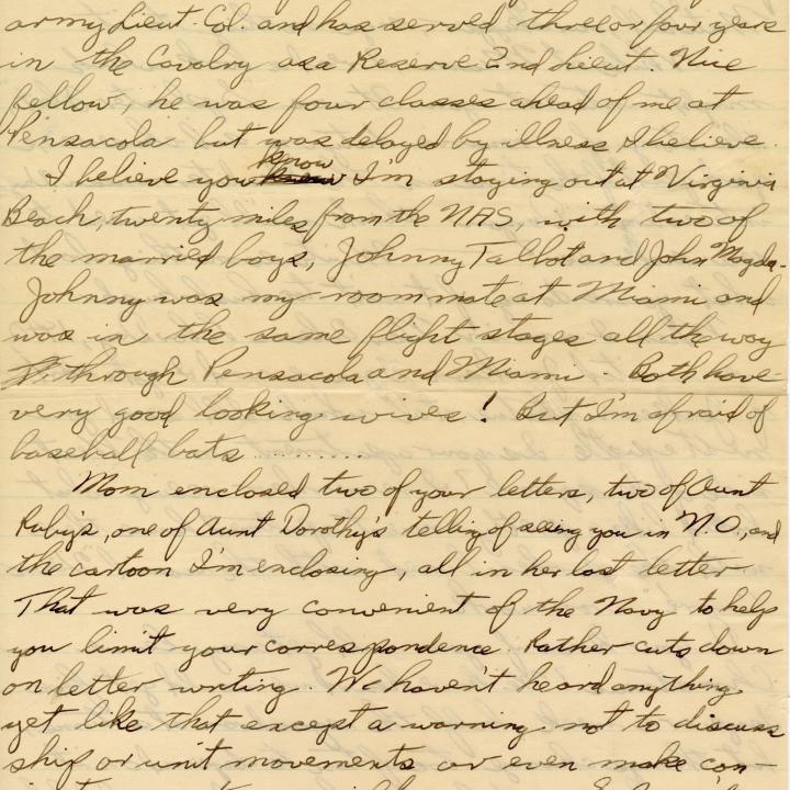 Primary Image of Part of a Letter Sent from Elisha "Smokey" Stover to his Brother, Undated