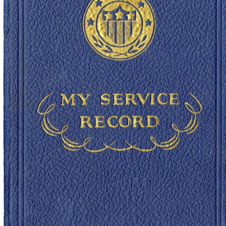 Primary Image of Service Record Book