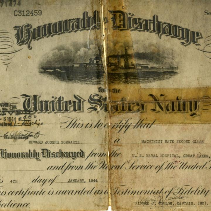Primary Image of Discharge Certificate