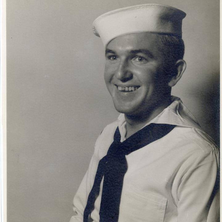 Primary Image of Warren Tucker in White Service Uniform